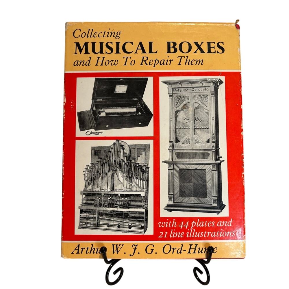 Collecting Musical Boxes and How to Repair Them Book by Arthur Ord-Hume, HC DJ